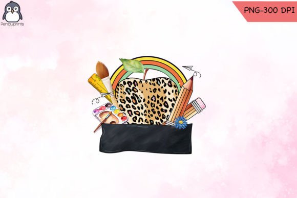 Back to School Leopard Sublimation: Graphics & Crafts