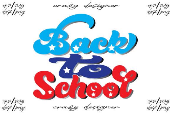 Back to School Retro SVG Design: Graphics and Print Templates