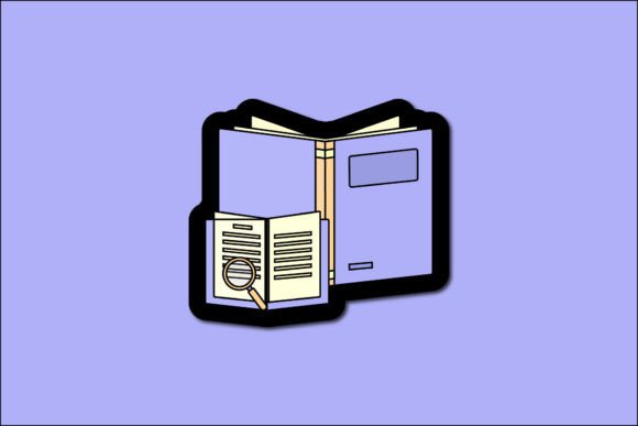 Back to School Sticker Icon Open Books Graphics Freebies