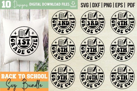 Back to School Svg Bundle Vol-12: Graphics & Crafts for Real Business Use