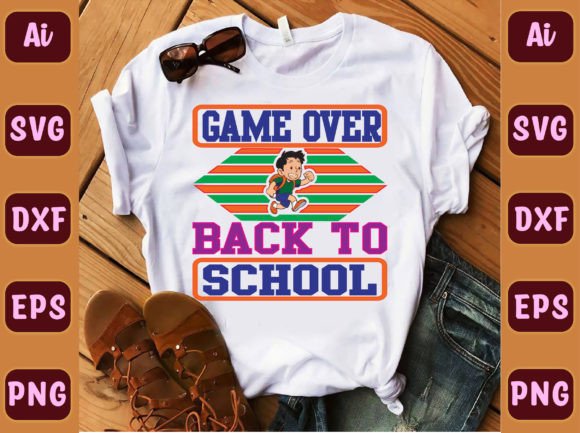 GAME OVER BACK TO SCHOOL 21 Graphics