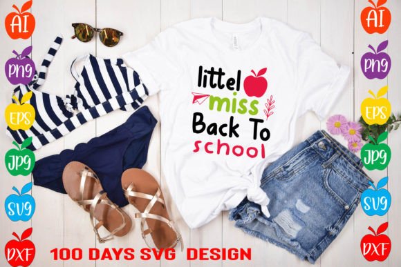 Littel Miss Back to School SVG Design