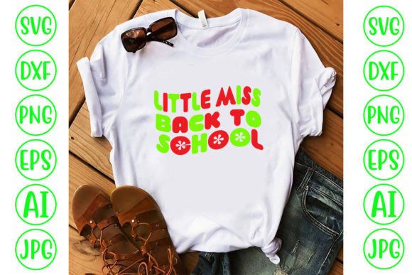 Little Miss Back to School Retro SVG: Graphics and Crafts Made Simple