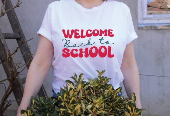 Welcome Back to School Retro Svg